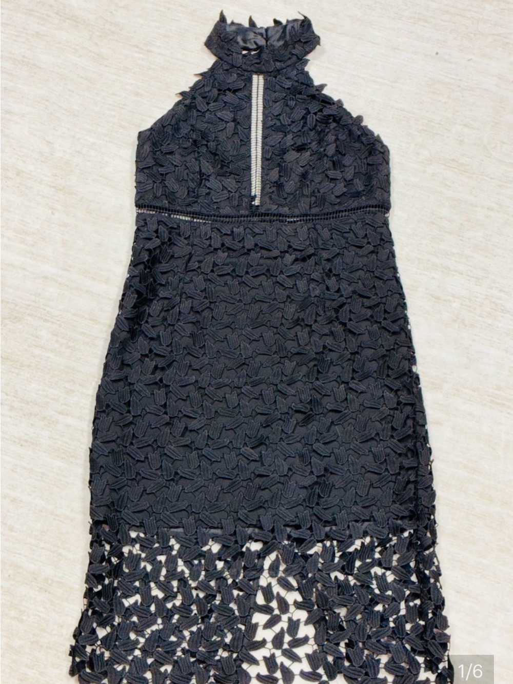 Bardot - Black Cocktail dress lace overlay